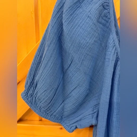 NWT Lilly Pulitzer Zemini Maxi Coverup, Sunwashed Blue, Sz S